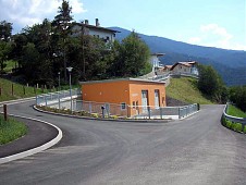 Area di riciclaggio e deposito di materiale edile a Tiso